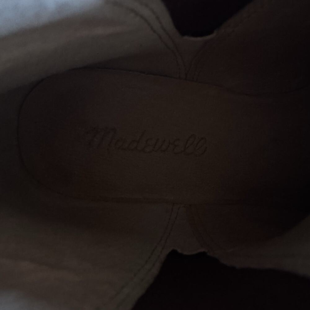 Madewell The Carina Boot Dark Cabernet Chelsea Ankle Booties Women Size 8 - Picture 9 of 9